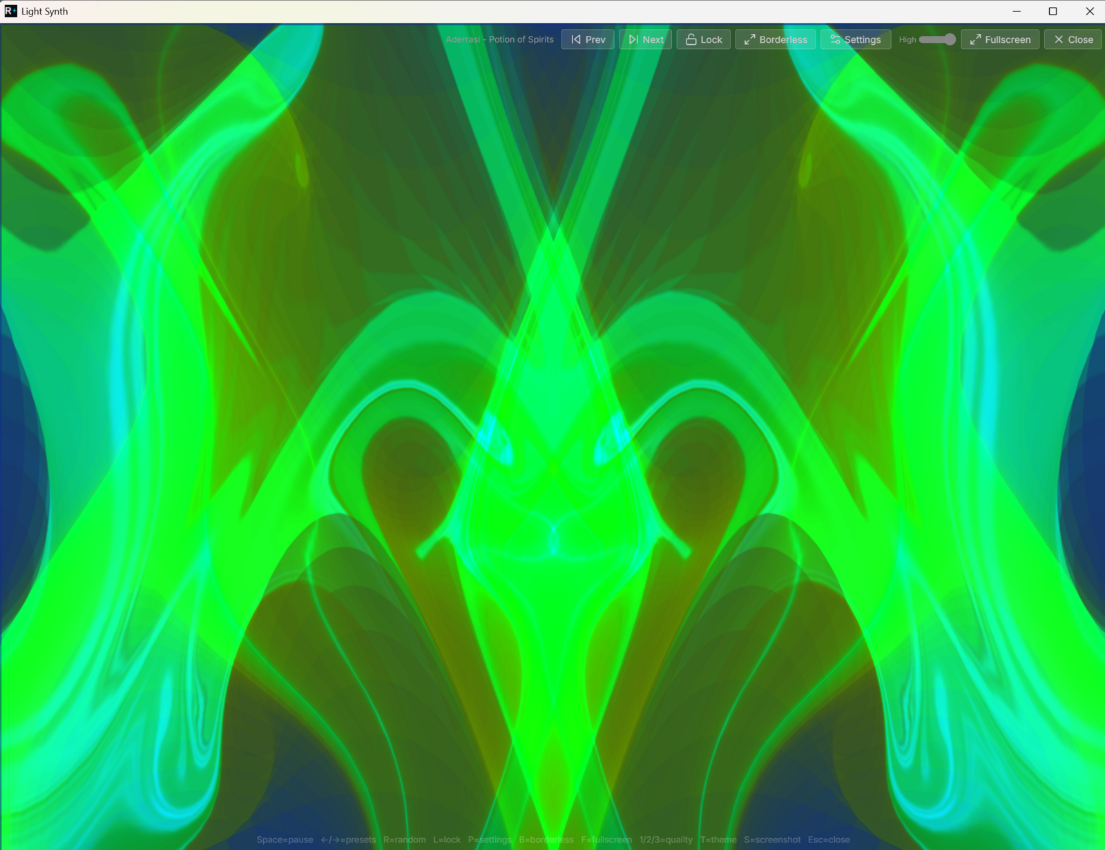 Renata Light Synth visualizer preset