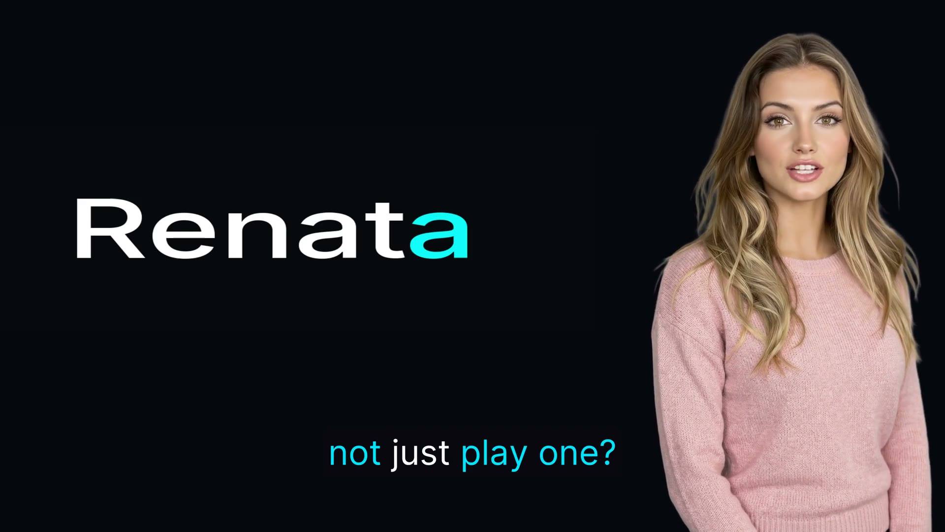 Still frame from the Renata Studio video
